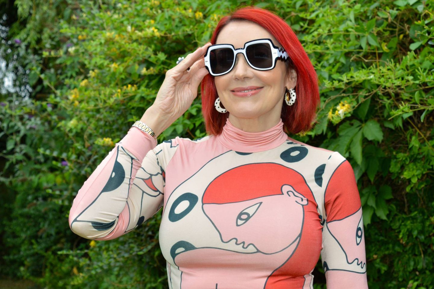 Desigual x Miranda Makaroff Jeans and Top + Style With a Smile 
